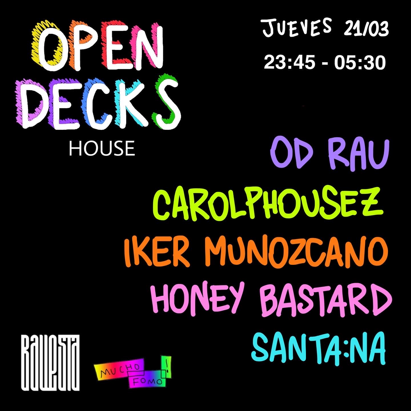 techno tecno fomo djs madrid listas electronica club open decks