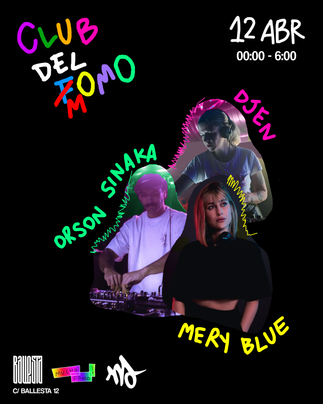 techno tecno djs madrid listas musica electronica club fomo gratis descuentos