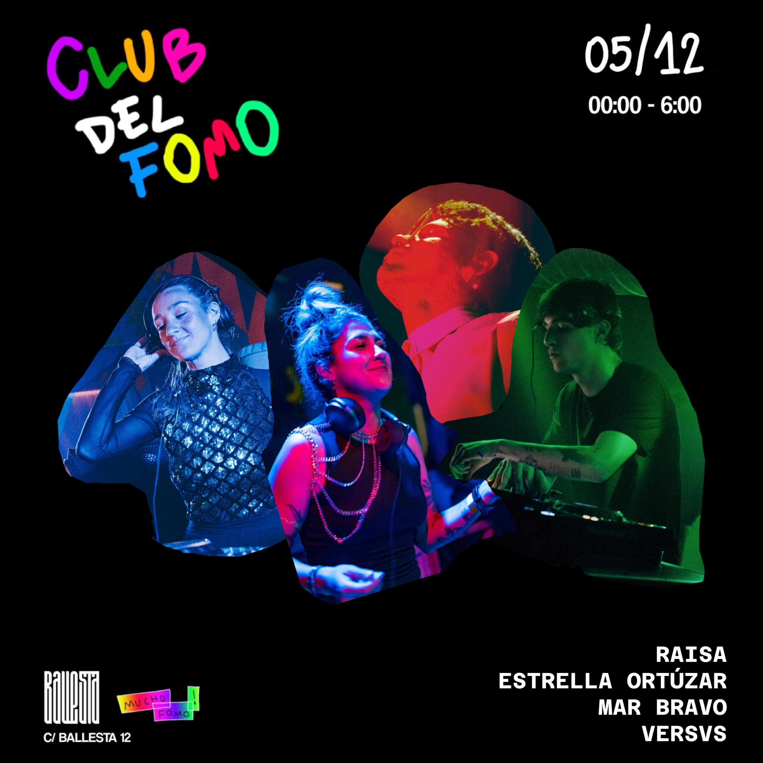 techno tecno djs madrid listas musica electronica club fomo gratis descuentos