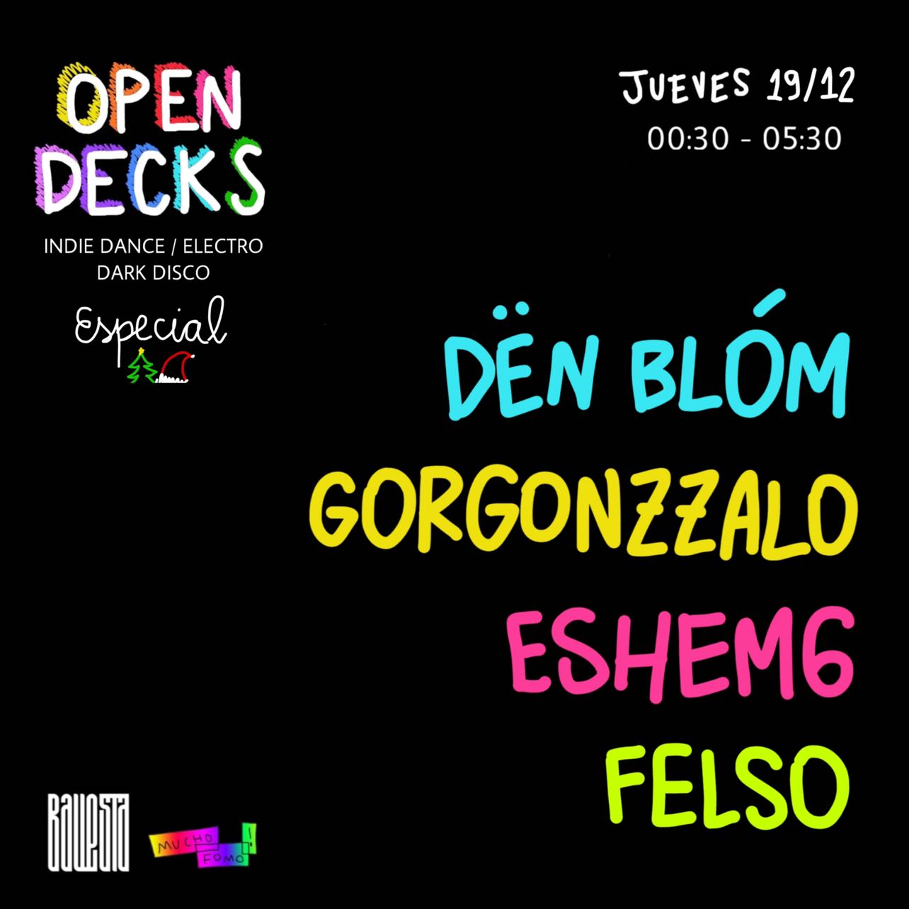 techno tecno fomo djs madrid listas electronica club open decks